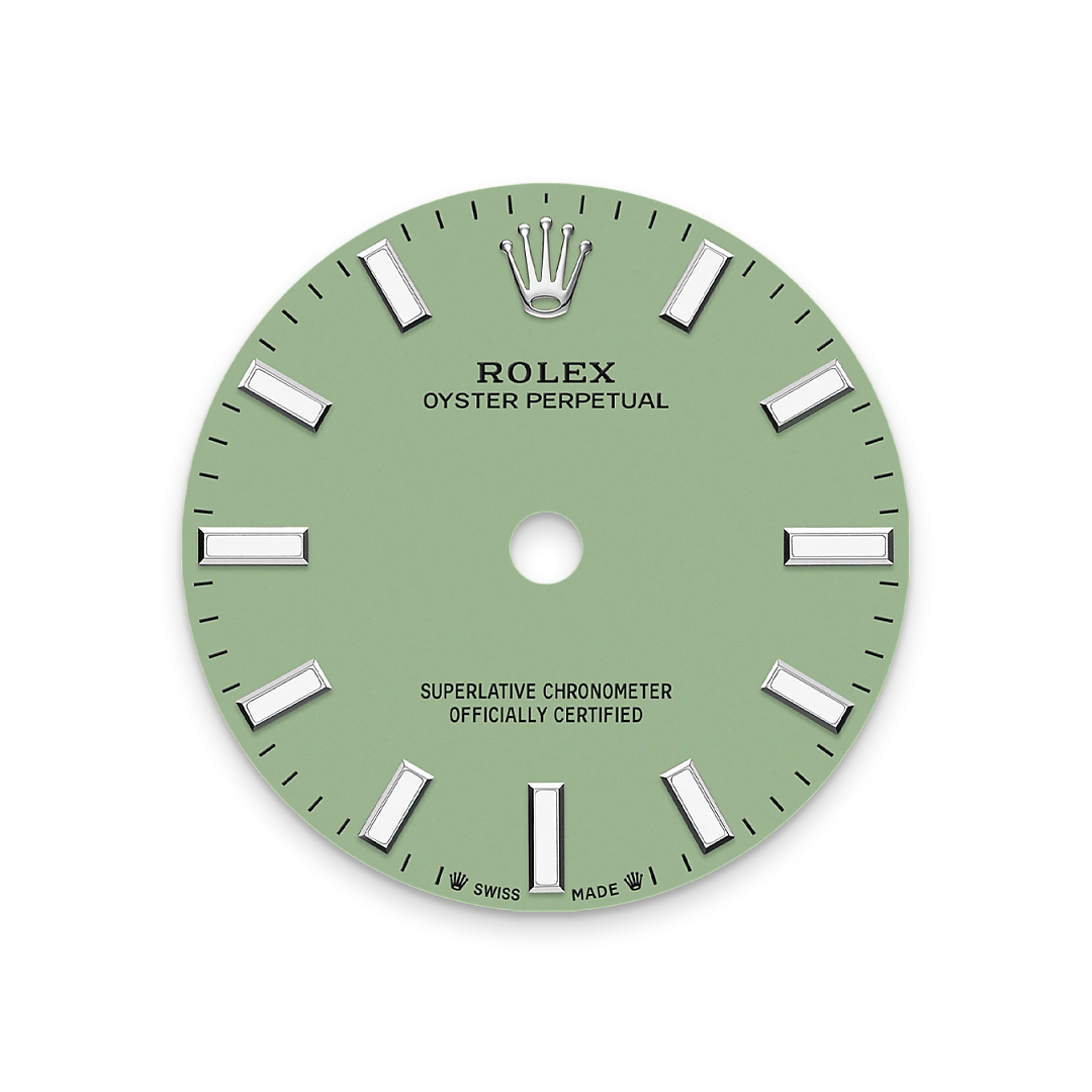Zifferblatt in Pistachio