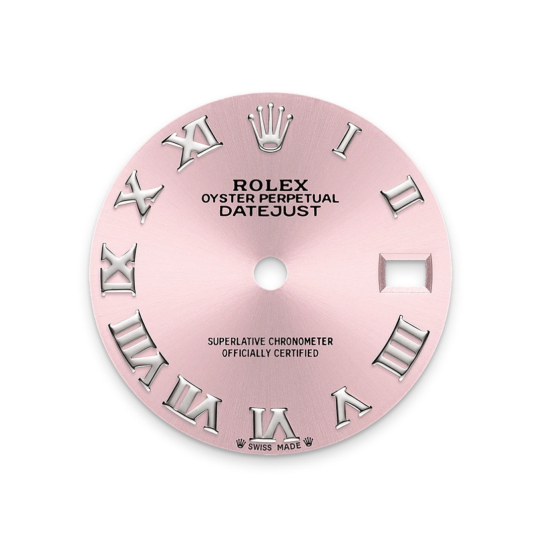 Roséfarbenes Zifferblatt