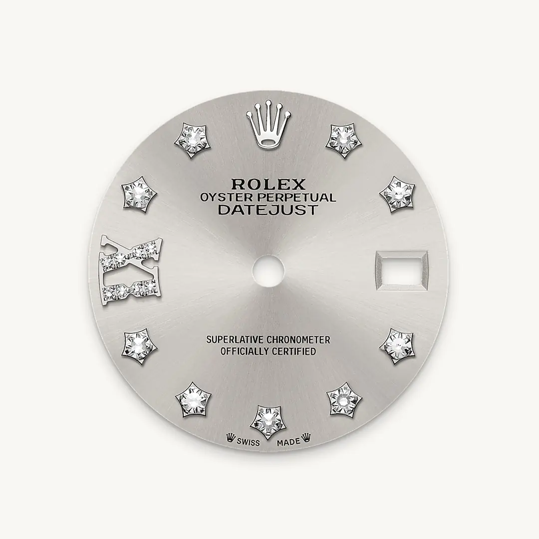 Silbernes Zifferblatt