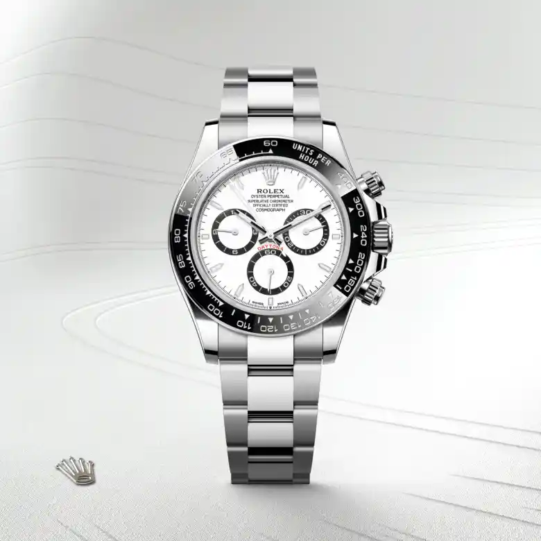 Rolex Cosmograph Daytona in Edelstahl Oystersteel, Frontansicht