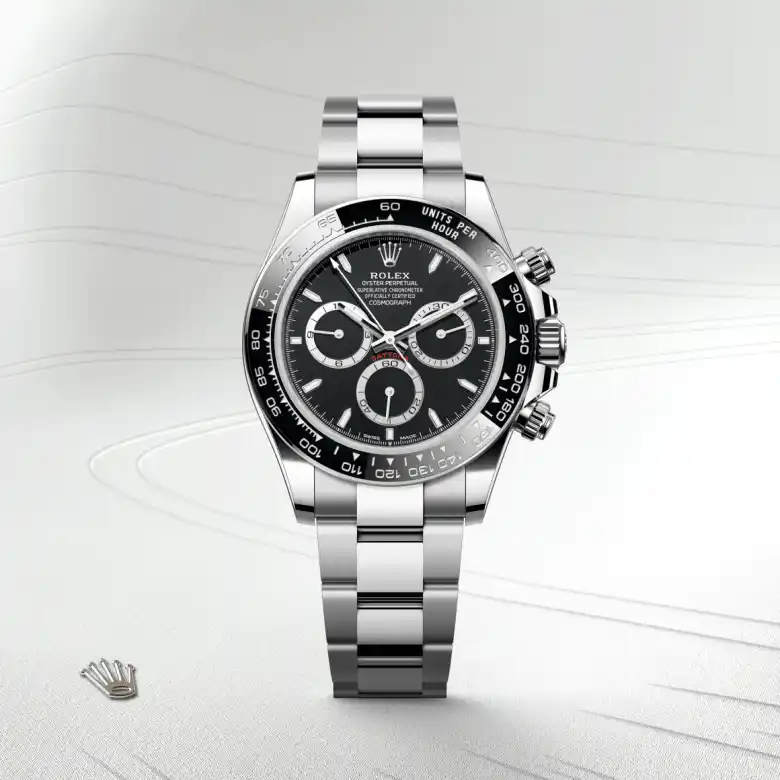 Rolex Cosmograph Daytona in Edelstahl Oystersteel, Frontansicht