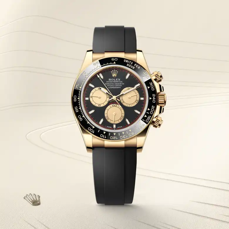 Rolex Cosmograph Daytona in 18 Karat Gelbgold, Frontansicht