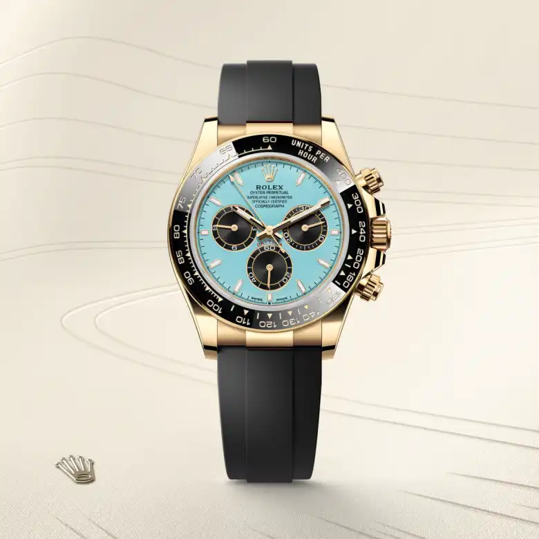 Rolex Cosmograph Daytona in 18 Karat Gelbgold, Frontansicht