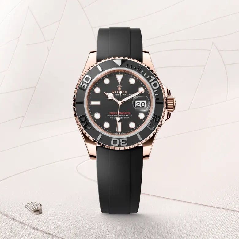Rolex Yacht-Master in 18 Karat Everose-Gold, Frontansicht
