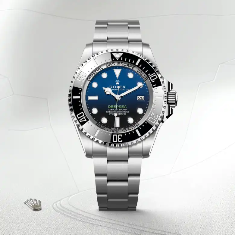 Rolex Deepsea in Edelstahl Oystersteel, Frontansicht