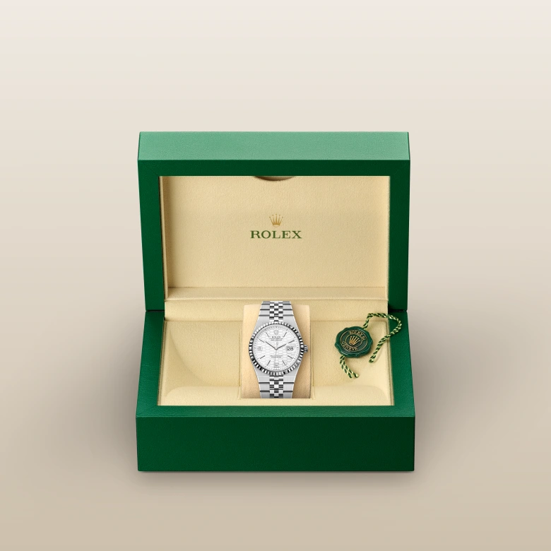 Rolex Land-Dweller in Rolesor weiß (Kombination aus Edelstahl Oystersteel und Weißgold), M127234-0001 - S.M.WILD