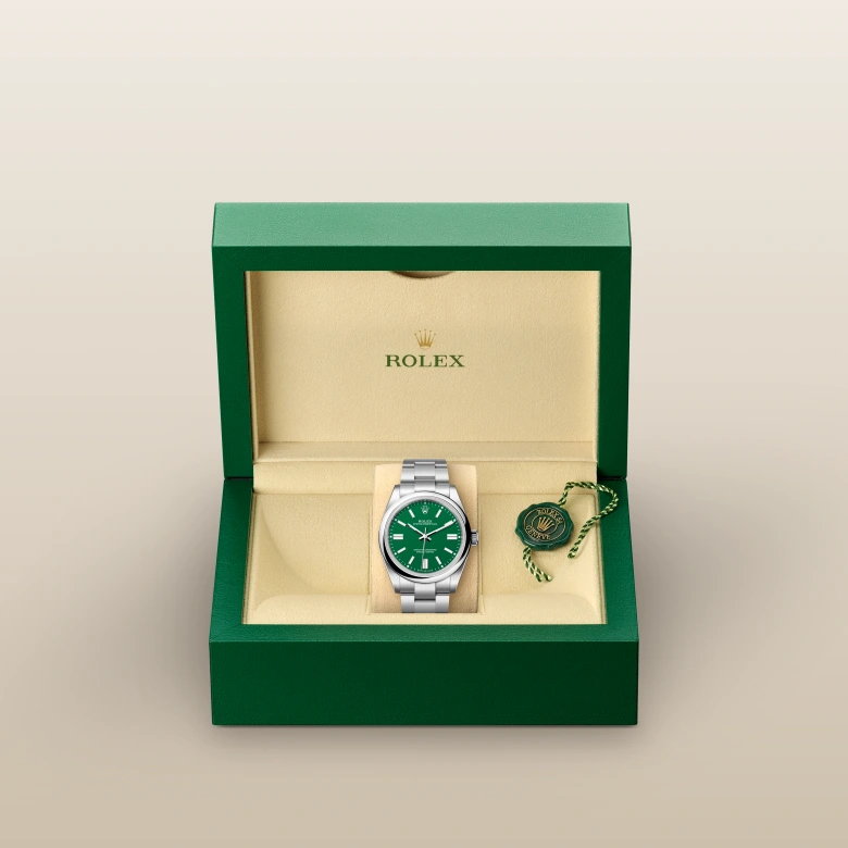 Rolex Oyster Perpetual in Edelstahl Oystersteel, M134300-0004 - S.M.WILD