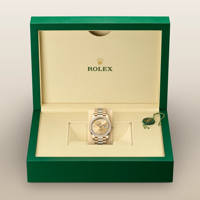 Rolex Day-Date in 18 Karat Gelbgold, M228348RBR-0002 - S.M.WILD
