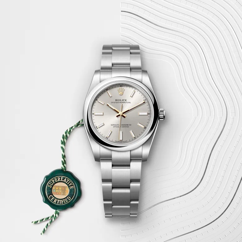 Rolex Oyster Perpetual in Edelstahl Oystersteel, M124200-0001 - S.M.WILD