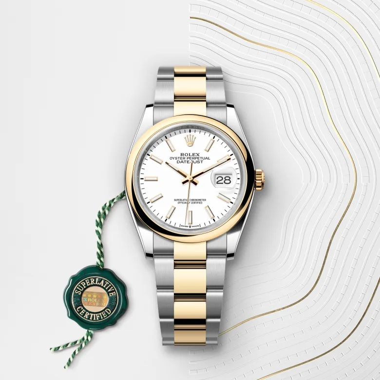 Rolex Datejust in Rolesor gelb (Kombination aus Edelstahl Oystersteel und Gelbgold), M126203-0020 - S.M.WILD