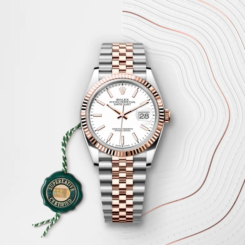 Rolex Datejust in Rolesor Everose (Kombination aus Edelstahl Oystersteel und Everose-Gold), M126231-0017 - S.M.WILD