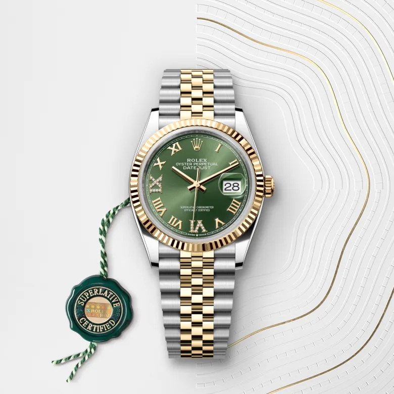 Rolex Datejust in Rolesor gelb (Kombination aus Edelstahl Oystersteel und Gelbgold), M126233-0025 - S.M.WILD