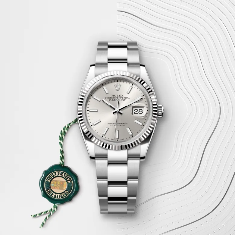 Rolex Datejust in Rolesor weiß (Kombination aus Edelstahl Oystersteel und Weißgold), M126234-0014 - S.M.WILD