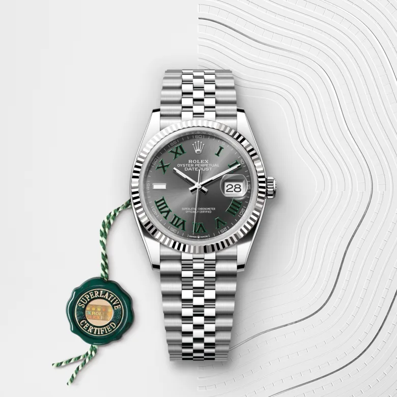 Rolex Datejust in Rolesor weiß (Kombination aus Edelstahl Oystersteel und Weißgold), M126234-0045 - S.M.WILD