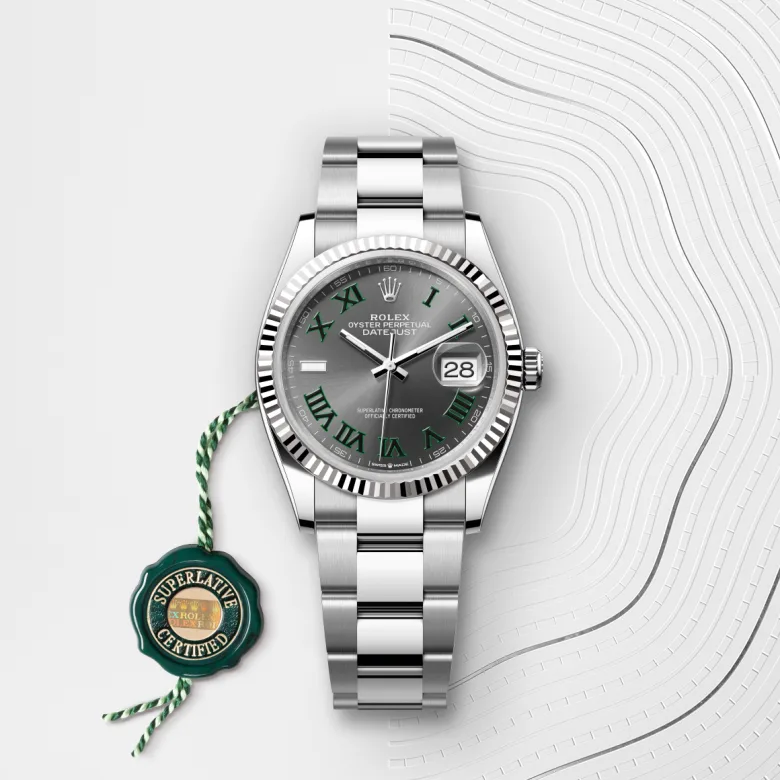 Rolex Datejust in Rolesor weiß (Kombination aus Edelstahl Oystersteel und Weißgold), M126234-0046 - S.M.WILD