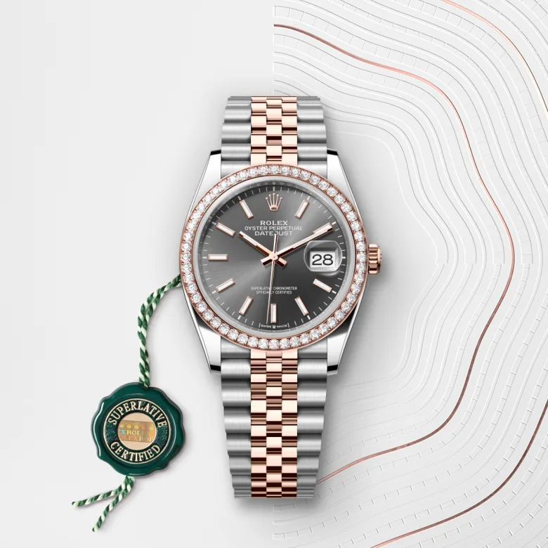Rolex Datejust in Rolesor Everose (Kombination aus Edelstahl Oystersteel und Everose-Gold), M126281RBR-0001 - S.M.WILD