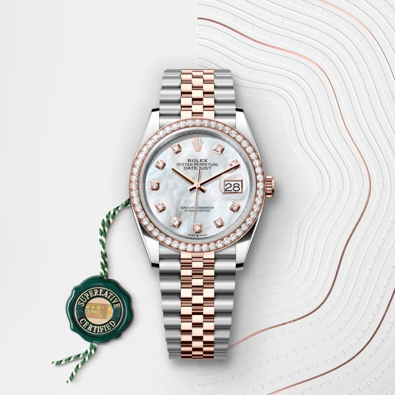 Rolex Datejust in Rolesor Everose (Kombination aus Edelstahl Oystersteel und Everose-Gold), M126281RBR-0009 - S.M.WILD