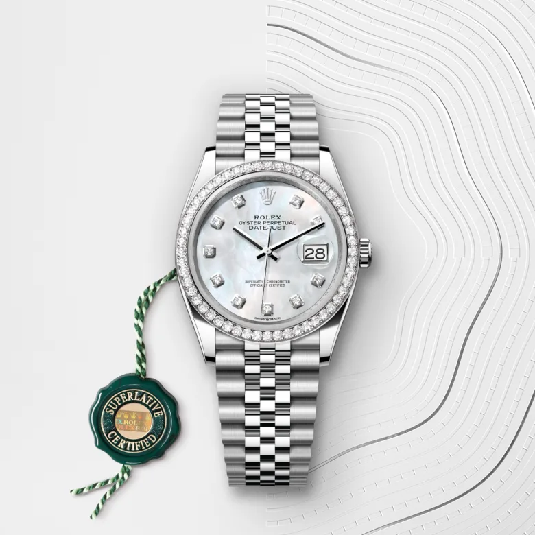Rolex Datejust in Rolesor weiß (Kombination aus Edelstahl Oystersteel und Weißgold), M126284RBR-0011 - S.M.WILD