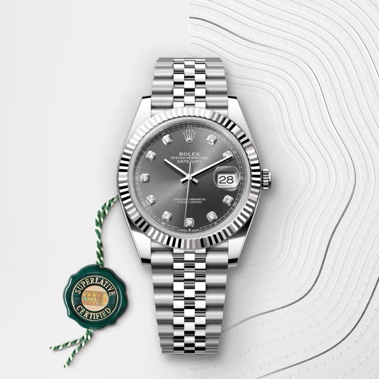 Rolex Datejust in Rolesor weiß (Kombination aus Edelstahl Oystersteel und Weißgold), M126334-0006 - S.M.WILD