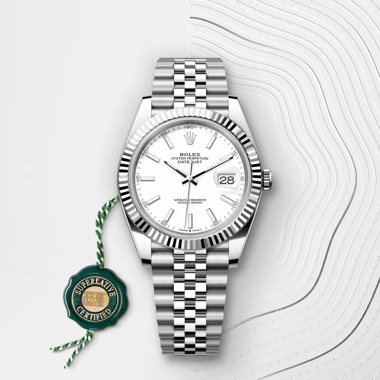 Rolex Datejust in Rolesor weiß (Kombination aus Edelstahl Oystersteel und Weißgold), M126334-0010 - S.M.WILD