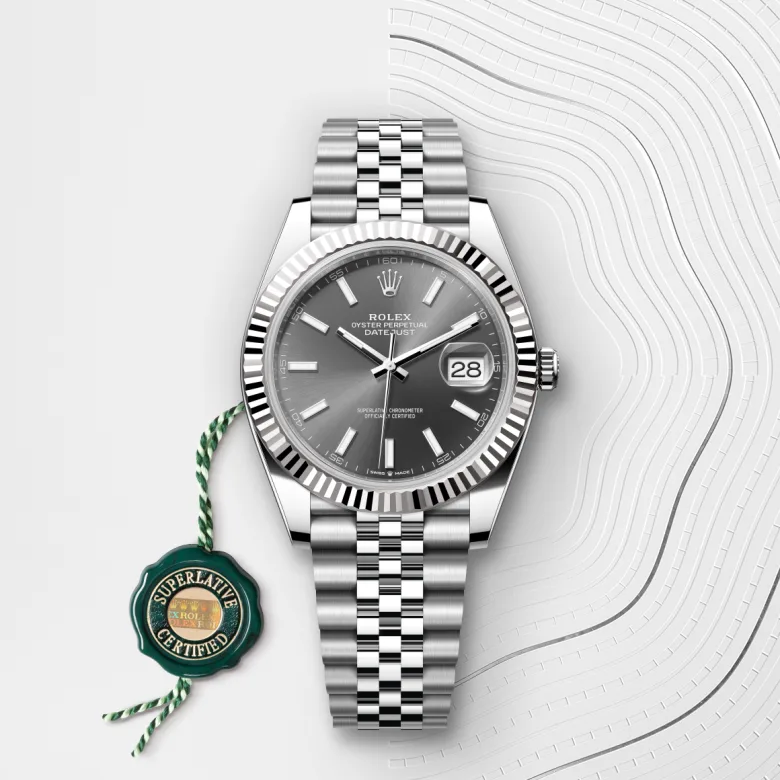 Rolex Datejust in Rolesor weiß (Kombination aus Edelstahl Oystersteel und Weißgold), M126334-0014 - S.M.WILD