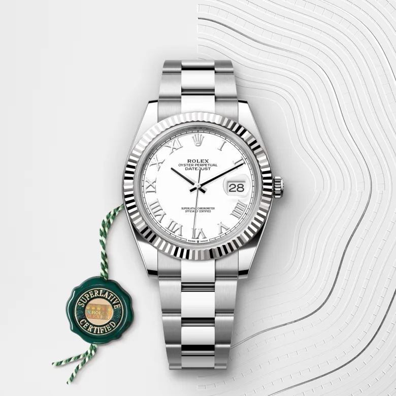 Rolex Datejust in Rolesor weiß (Kombination aus Edelstahl Oystersteel und Weißgold), M126334-0023 - S.M.WILD