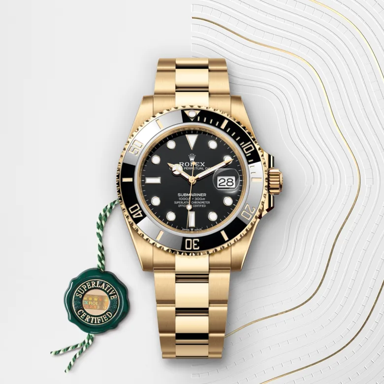 Rolex Submariner in 18 Karat Gelbgold, M126618LN-0002 - S.M.WILD