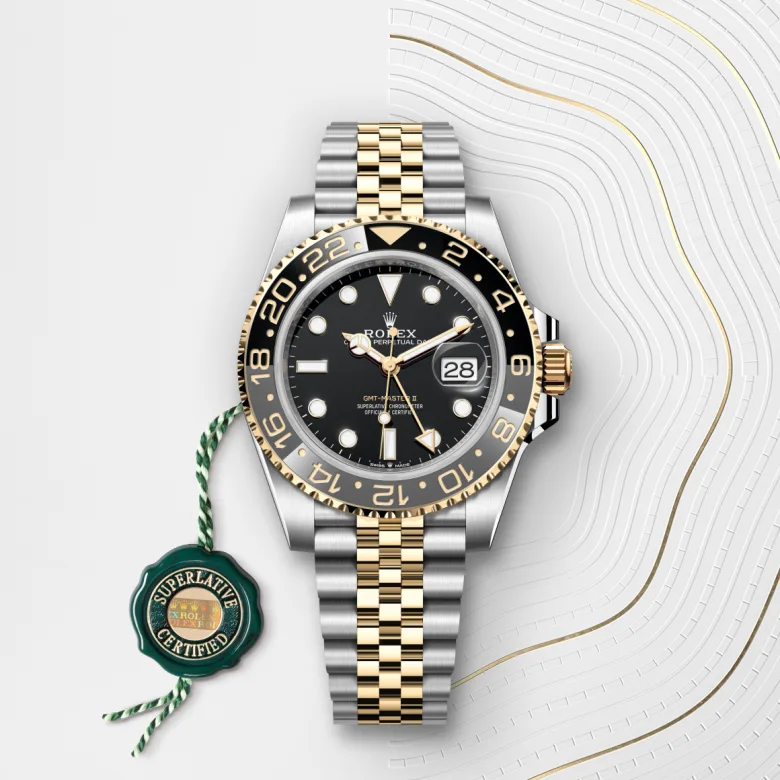 Rolex GMT-Master II in Rolesor gelb (Kombination aus Edelstahl Oystersteel und Gelbgold), M126713GRNR-0001 - S.M.WILD