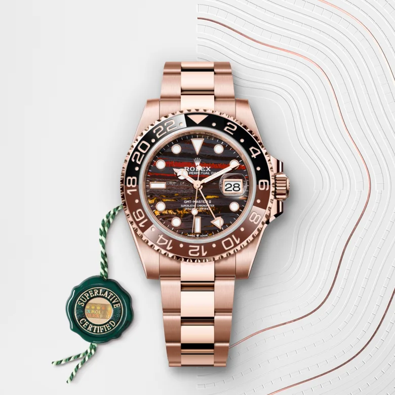 Rolex GMT-Master II in 18 Karat Everose-Gold, M126715CHNR-0002 - S.M.WILD