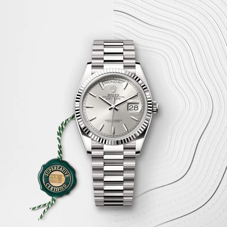Rolex Day-Date in 18 Karat Weißgold, M128239-0005 - S.M.WILD