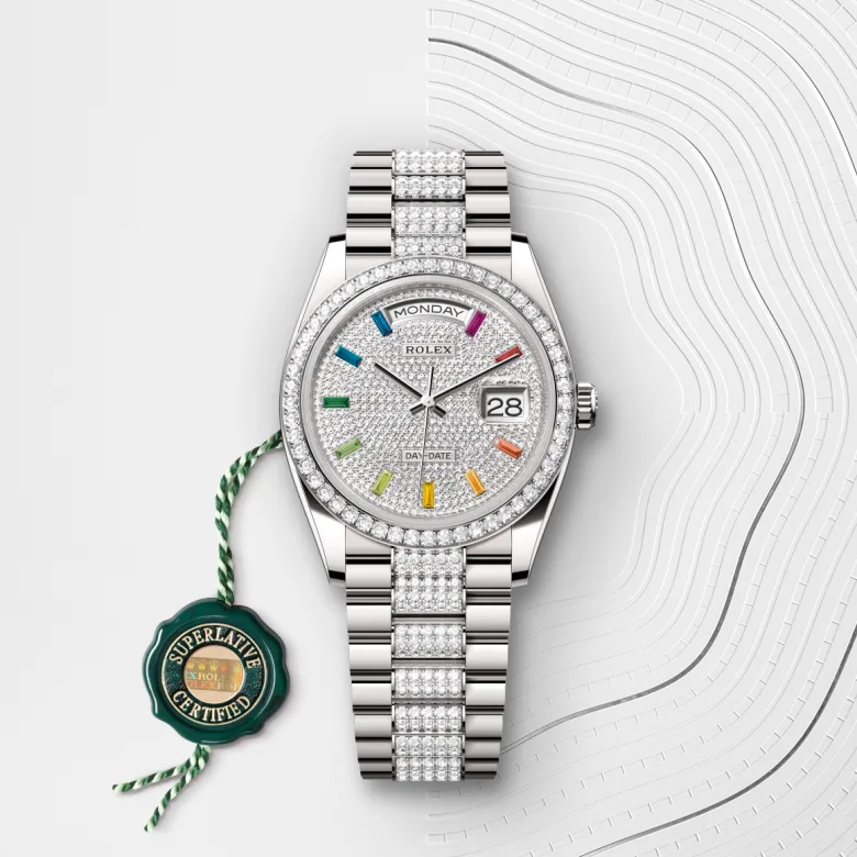 Rolex Day-Date in 18 Karat Weißgold, M128349RBR-0012 - S.M.WILD