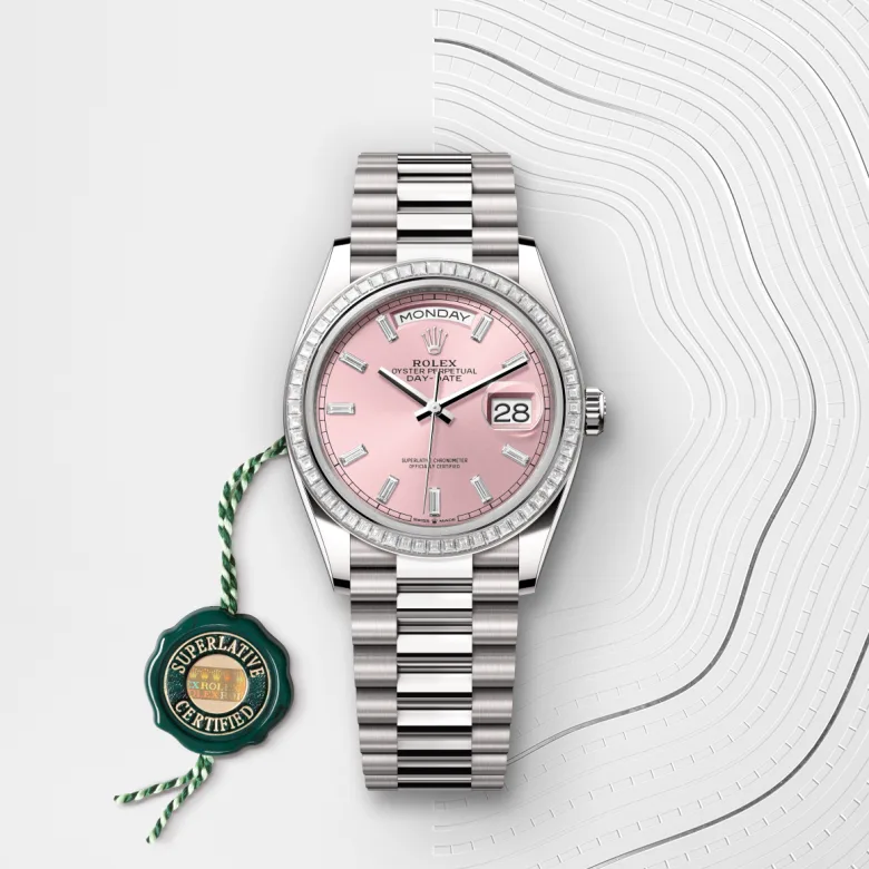 Rolex Day-Date in 18 Karat Weißgold, M128399TBR-0029 - S.M.WILD