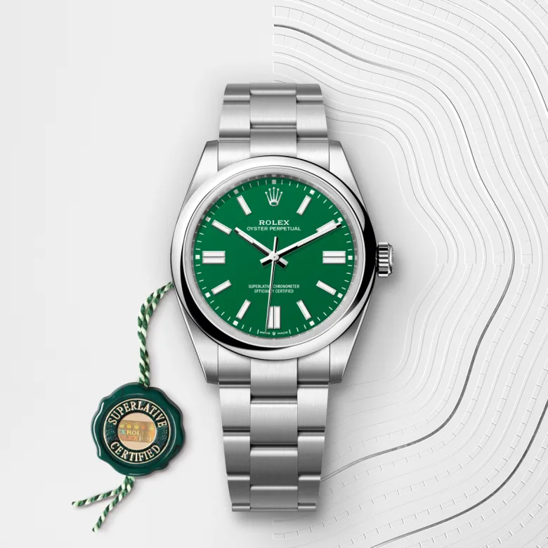 Rolex Oyster Perpetual in Edelstahl Oystersteel, M134300-0004 - S.M.WILD