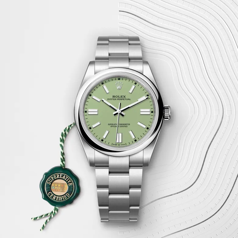 Rolex Oyster Perpetual in Edelstahl Oystersteel, M134300-0006 - S.M.WILD