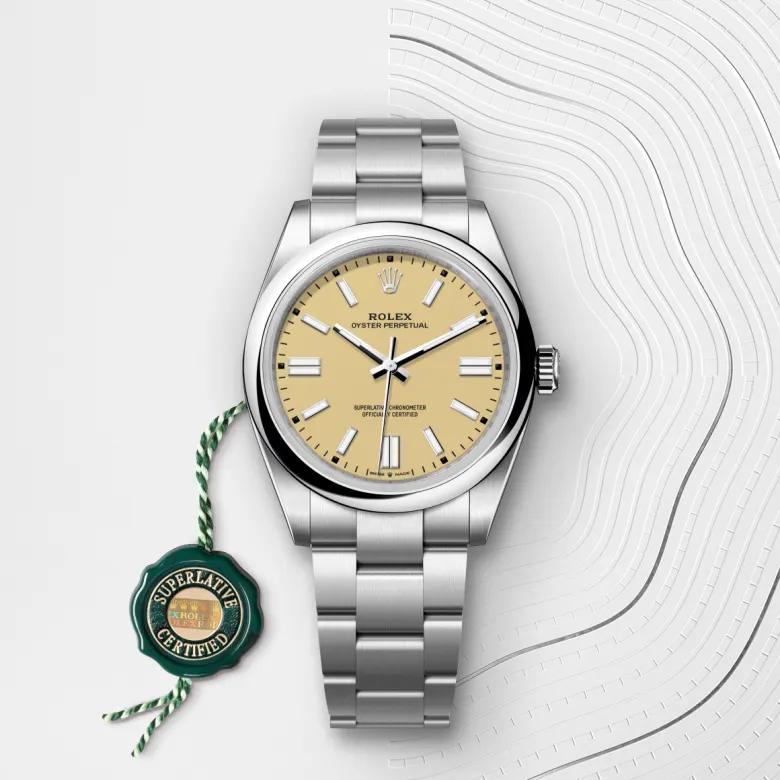 Rolex Oyster Perpetual in Edelstahl Oystersteel, M134300-0007 - S.M.WILD