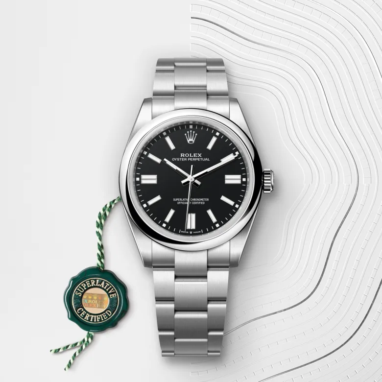 Rolex Oyster Perpetual in Edelstahl Oystersteel, M134300-0008 - S.M.WILD