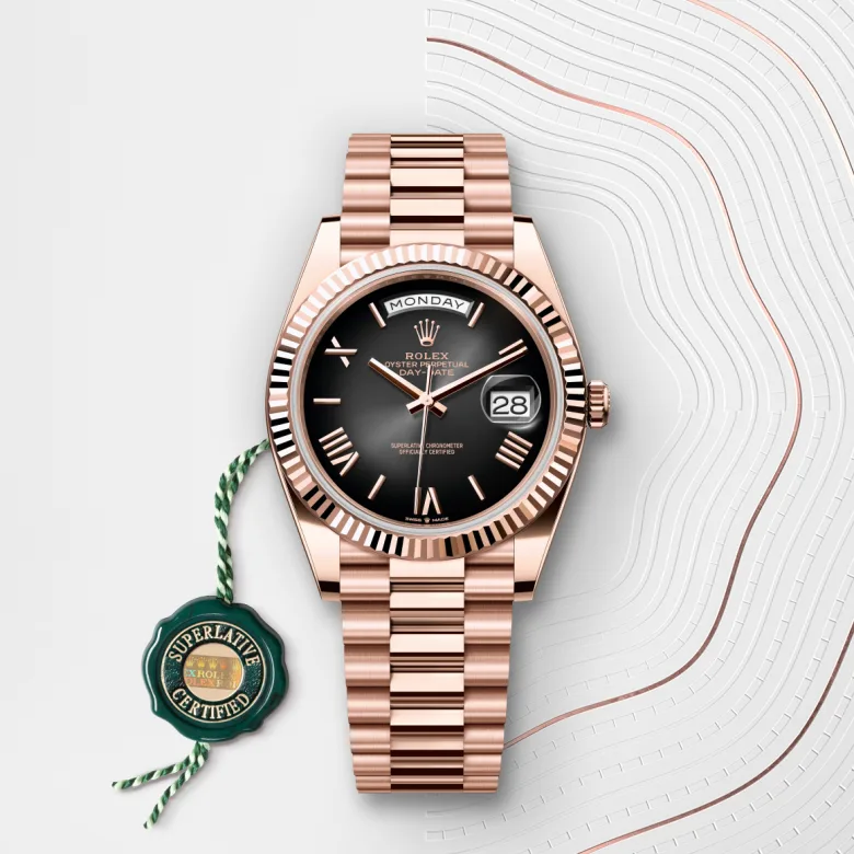 Rolex Day-Date in 18 Karat Everose-Gold, M228235-0055 - S.M.WILD