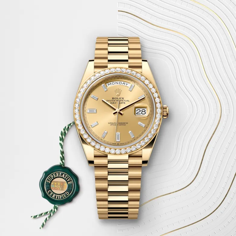 Rolex Day-Date in 18 Karat Gelbgold, M228348RBR-0002 - S.M.WILD