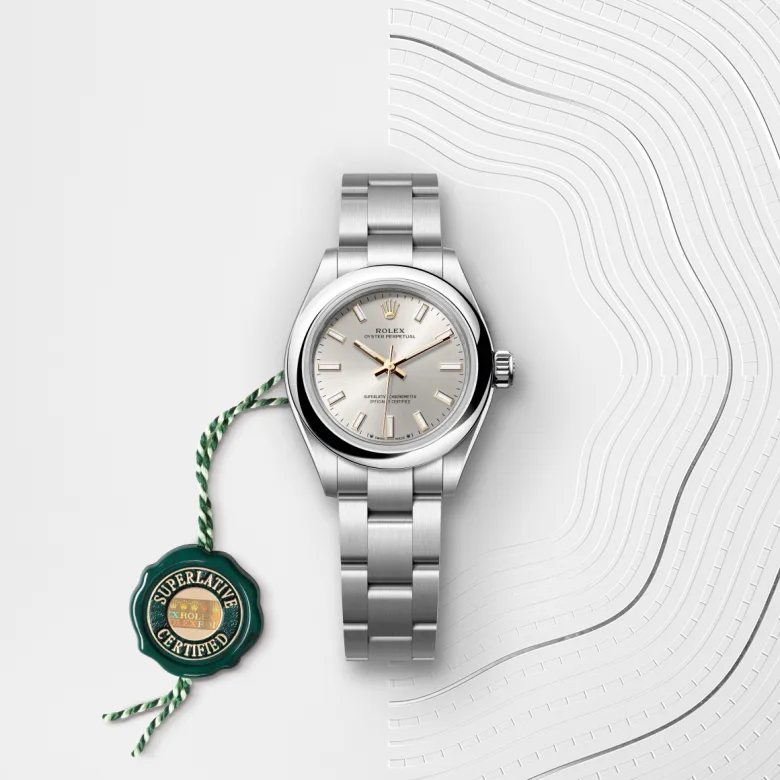 Rolex Oyster Perpetual in Edelstahl Oystersteel, M276200-0001 - S.M.WILD