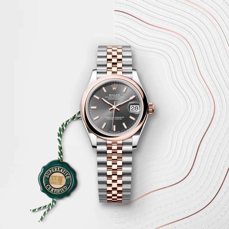 Rolex Datejust in Rolesor Everose (Kombination aus Edelstahl Oystersteel und Everose-Gold), M278241-0018 - S.M.WILD