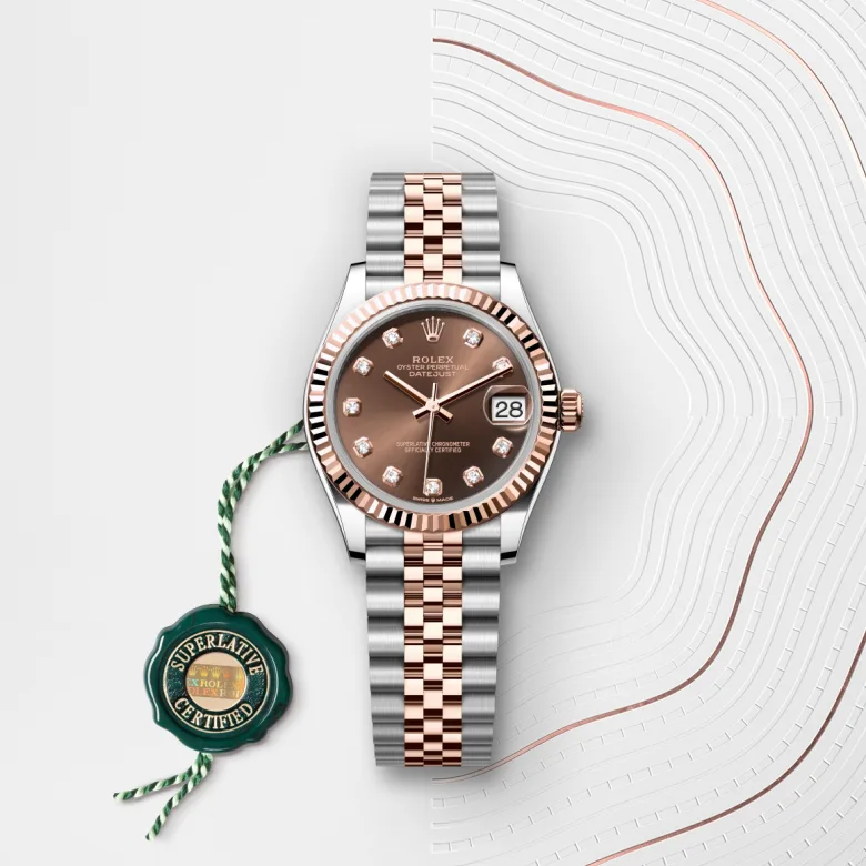 Rolex Datejust in Rolesor Everose (Kombination aus Edelstahl Oystersteel und Everose-Gold), M278271-0028 - S.M.WILD