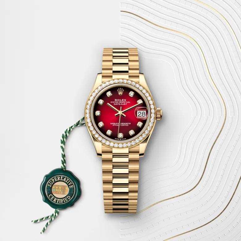 Rolex Datejust in 18 Karat Gelbgold, M278288RBR-0041 - S.M.WILD
