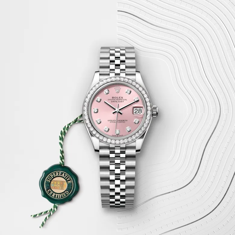 Rolex Datejust in Rolesor weiß (Kombination aus Edelstahl Oystersteel und Weißgold), M278384RBR-0036 - S.M.WILD
