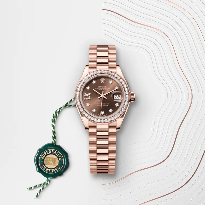 Rolex Lady-Datejust in 18 Karat Everose-Gold, M279135RBR-0001 - S.M.WILD