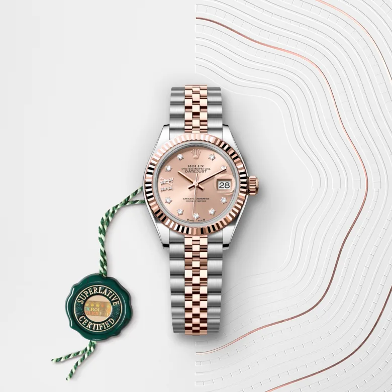 Rolex Lady-Datejust in Rolesor Everose (Kombination aus Edelstahl Oystersteel und Everose-Gold), M279171-0027 - S.M.WILD