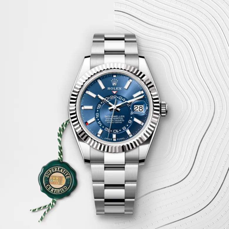Rolex Sky-Dweller in Rolesor weiß (Kombination aus Edelstahl Oystersteel und Weißgold), M336934-0005 - S.M.WILD