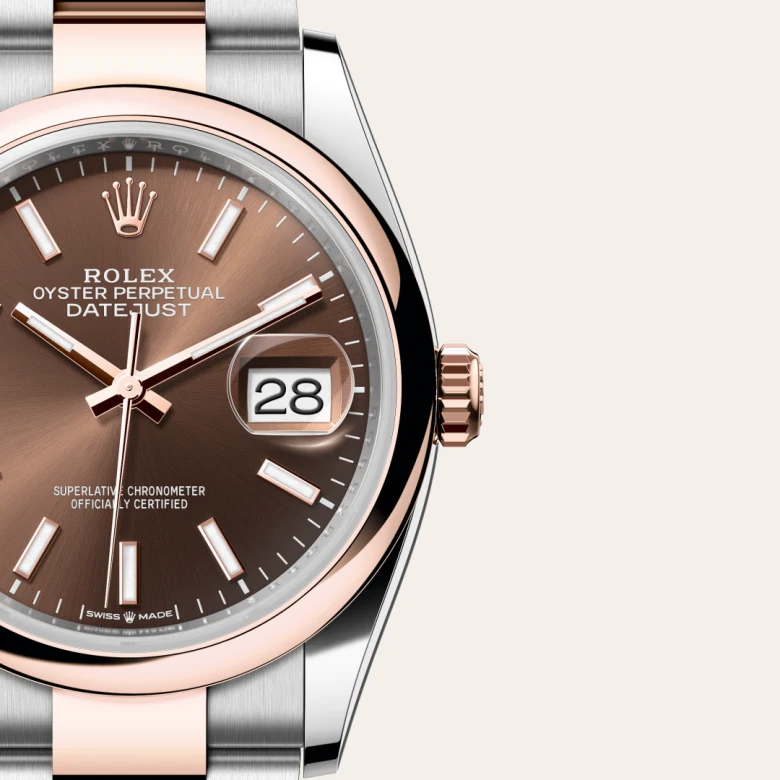 Rolex Datejust in Rolesor Everose (Kombination aus Edelstahl Oystersteel und Everose-Gold), M126201-0044 - S.M.WILD