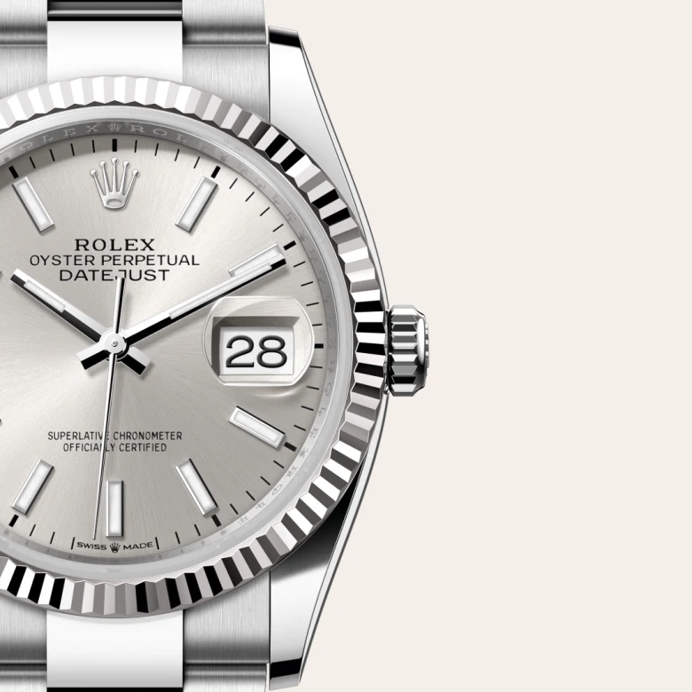 Rolex Datejust in Rolesor weiß (Kombination aus Edelstahl Oystersteel und Weißgold), M126234-0014 - S.M.WILD