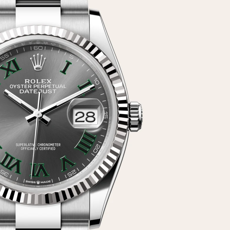 Rolex Datejust in Rolesor weiß (Kombination aus Edelstahl Oystersteel und Weißgold), M126234-0046 - S.M.WILD