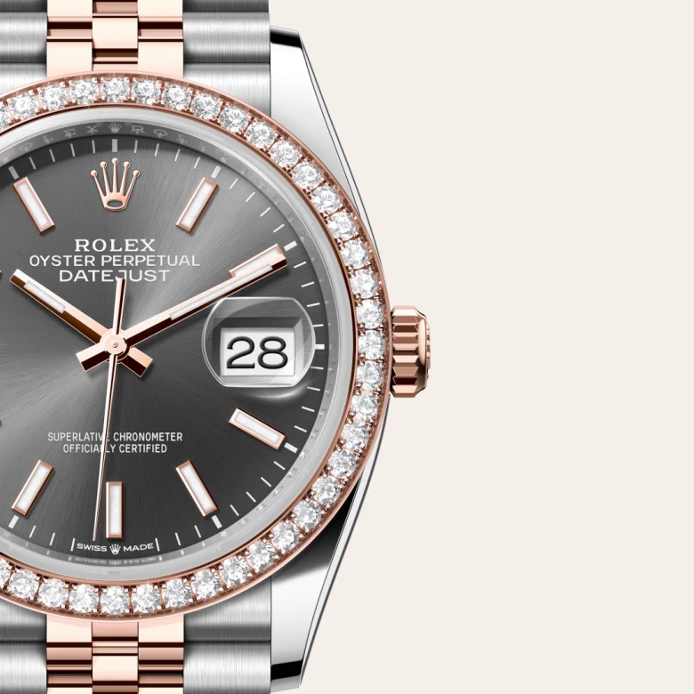 Rolex Datejust in Rolesor Everose (Kombination aus Edelstahl Oystersteel und Everose-Gold), M126281RBR-0001 - S.M.WILD